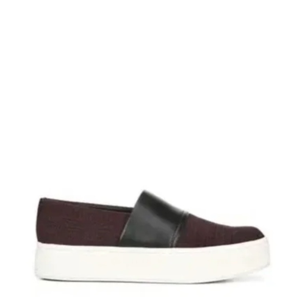 NIB 	$225 Vince Ward Knit Slip-On Platform Sneaker Bordeaux in size 6.5! - Picture 4 of 5
